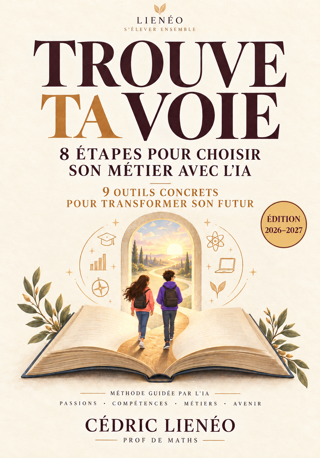 Couverture officielle de Trouve ta voie, par Cédric Lienéo.