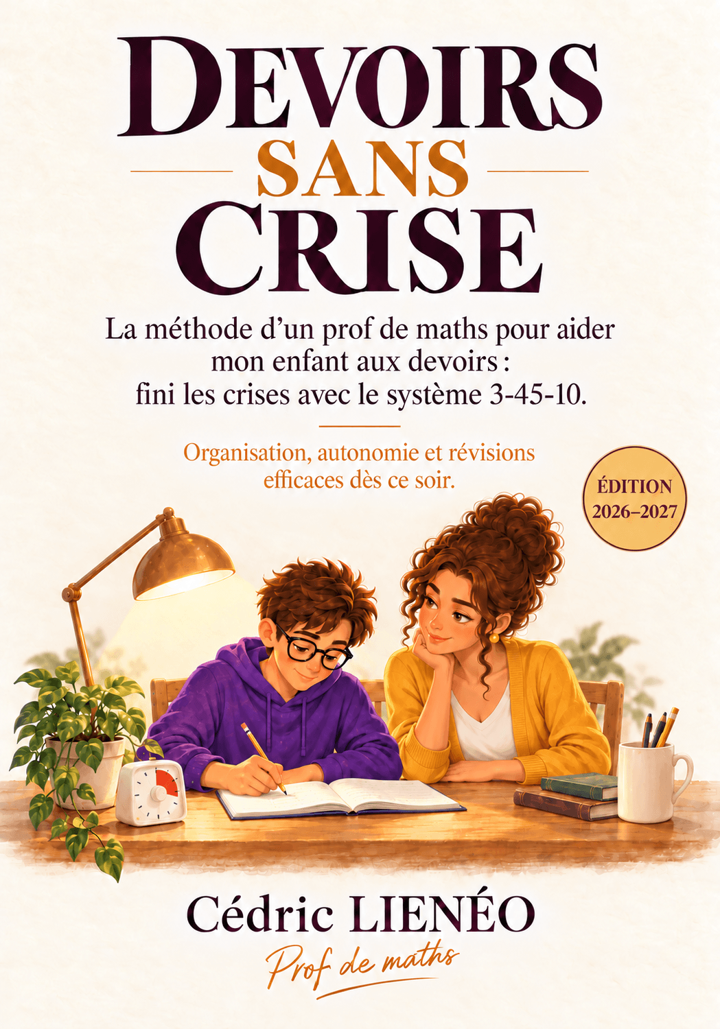 Couverture de Devoirs sans crise, par Cédric Lienéo.