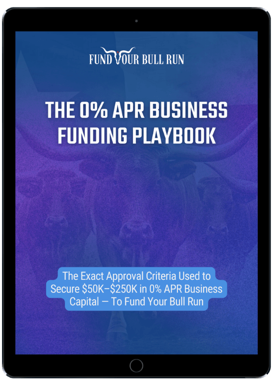 THE 0% APR BUSINESS FUNDING PLAYBOOK