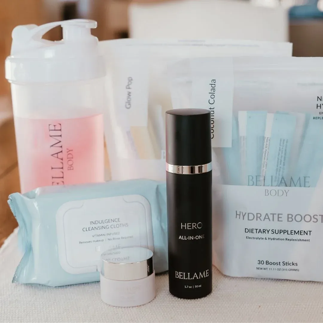 October Edit products cognitive energy, beauty boost collagen, niacinamide, eye masks, moisturizer