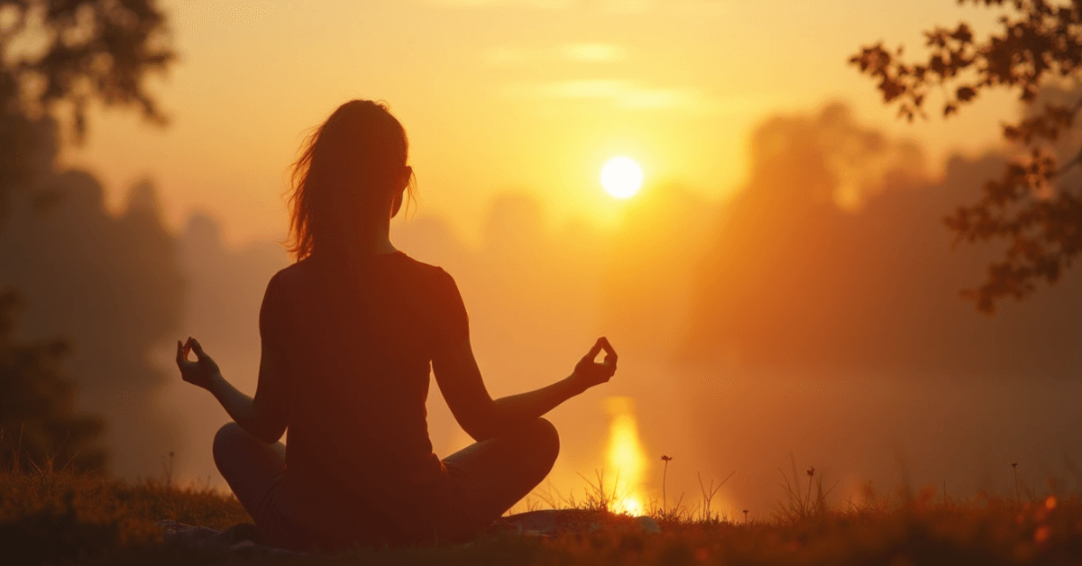 Morning mindfulness or gratitude practice to reduce stress and support weight loss