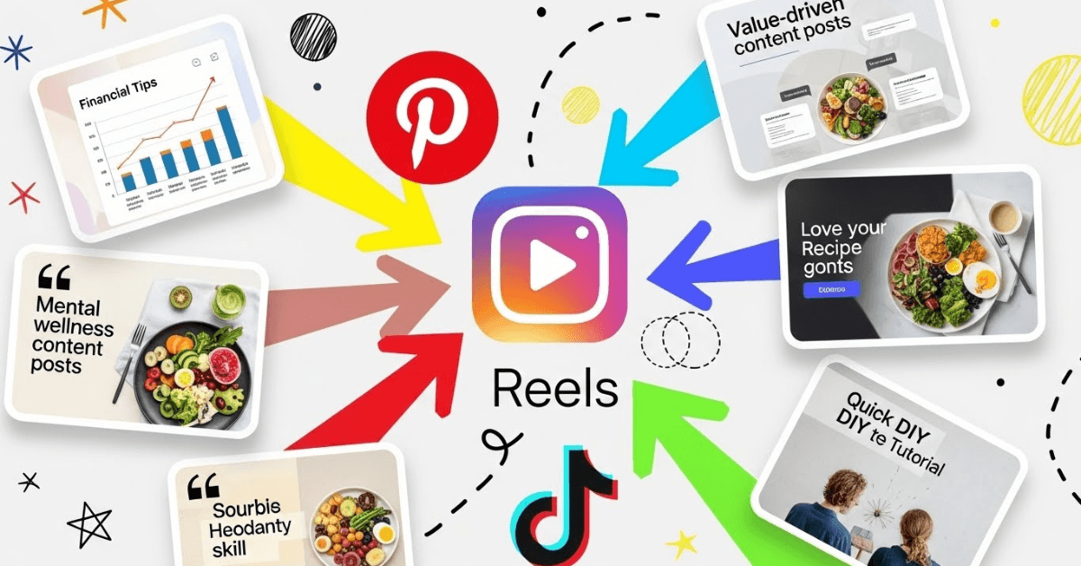 Using Pinterest, Instagram, and TikTok to share affiliate content for free