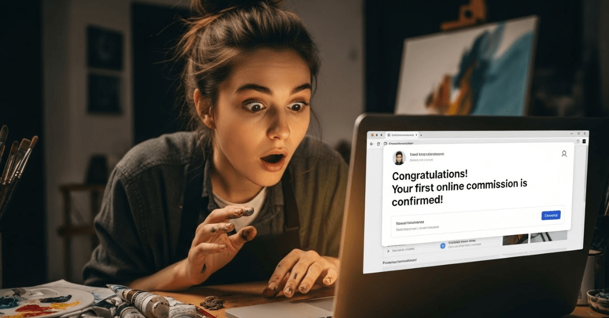 Celebrating a first affiliate sale made without a website or ads