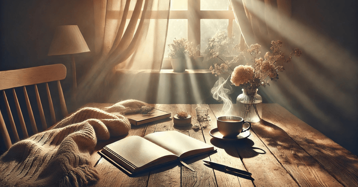 Starting the day with clarity using journaling and quiet reflection
