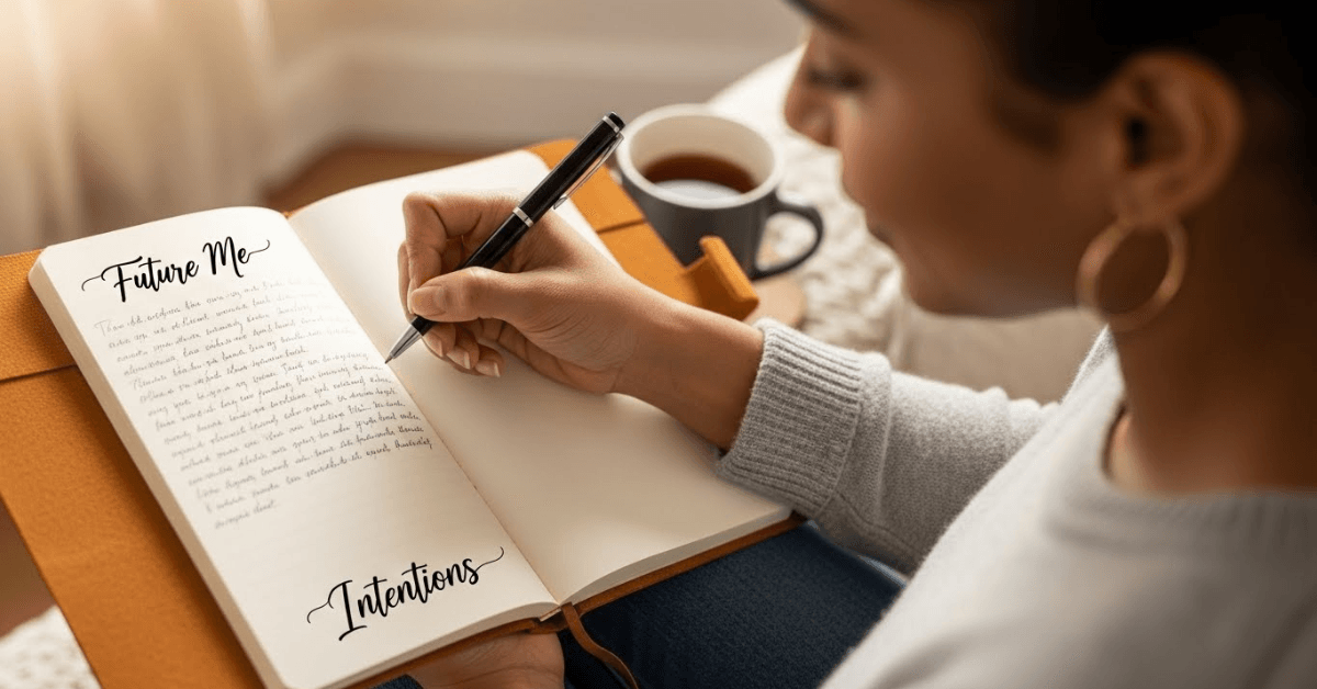 Writing down actions your future self will appreciate