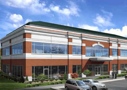 Retail prototype building designed by Raphael Architecture