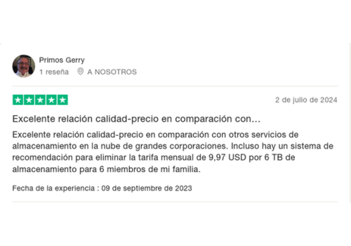 Testimonio Gotbackup