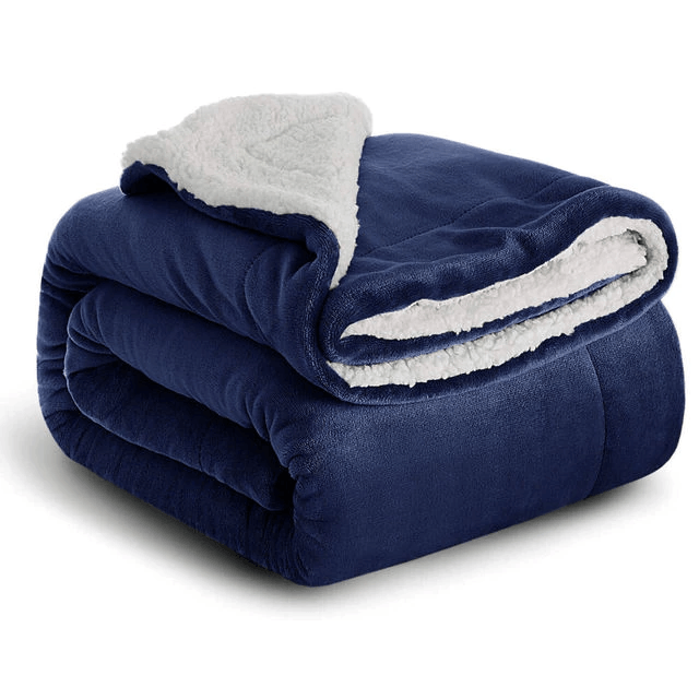 Coberdrom Casal Queen Sherpa Edredrom Pele de Carneiro 2,40m x 2,20m