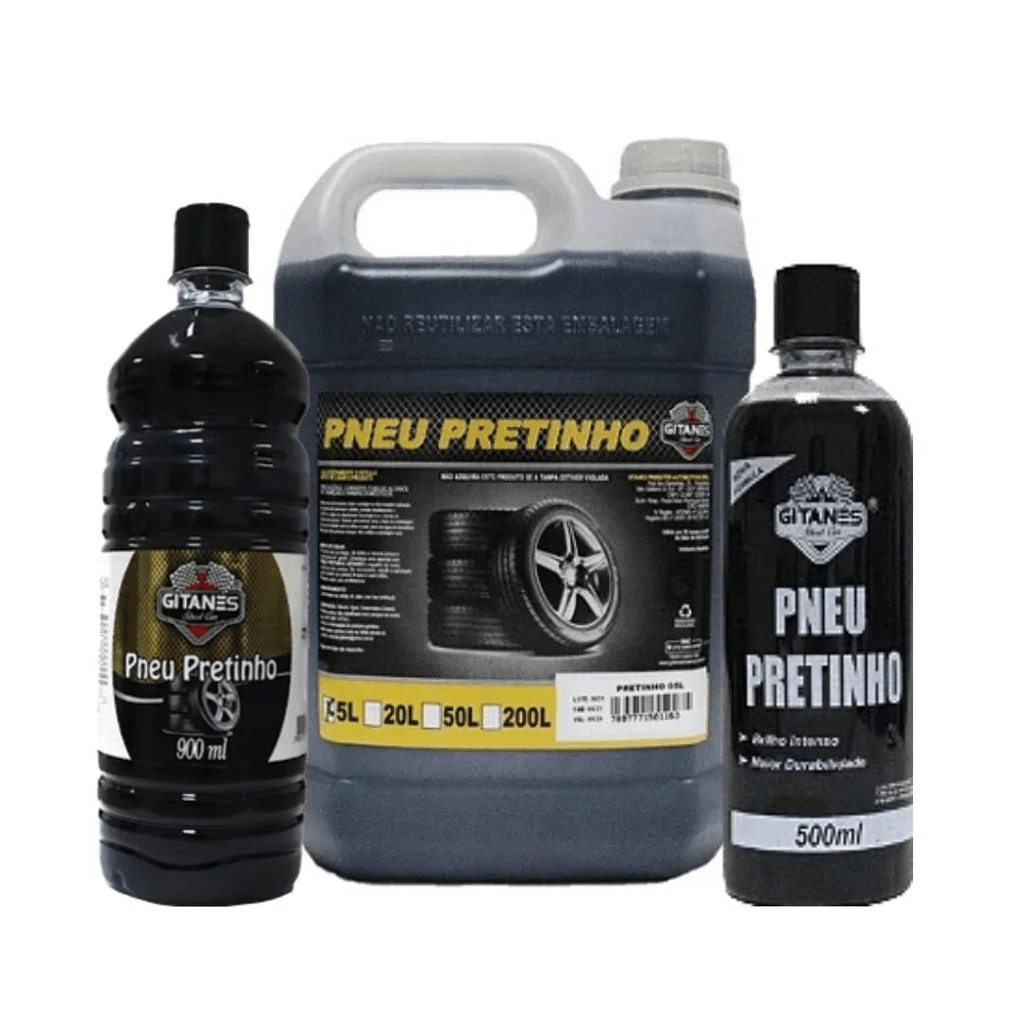 Pretinho Limpa Pneu Automotivo Gitanes
