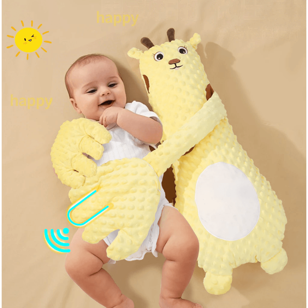 Travesseiro Reconfortante Fawn Infantil De Ajuda Para Dormir De Bebê Com Palma Automática Brinquedo Calm, Almofada,