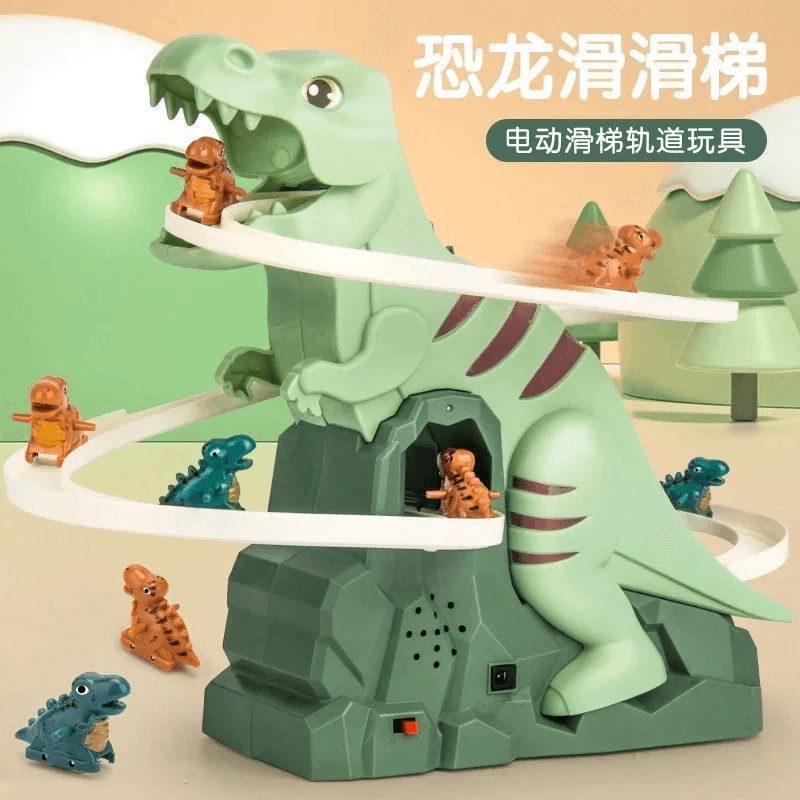 Brinquedo Pista Dinossauro Escorregador Divertido Criança