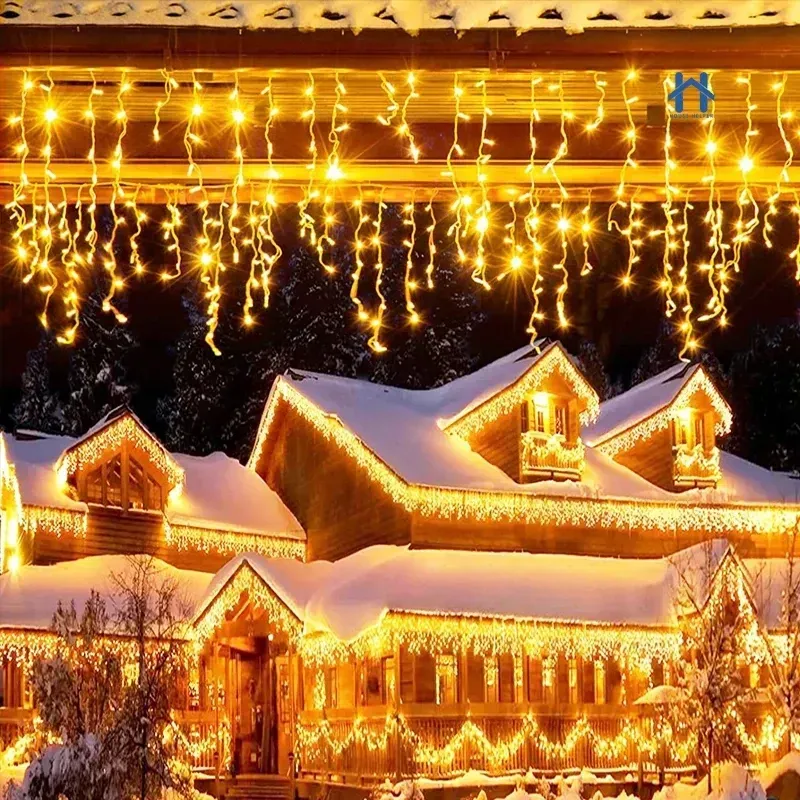 Cascata de Natal 400 Lâmpadas Led