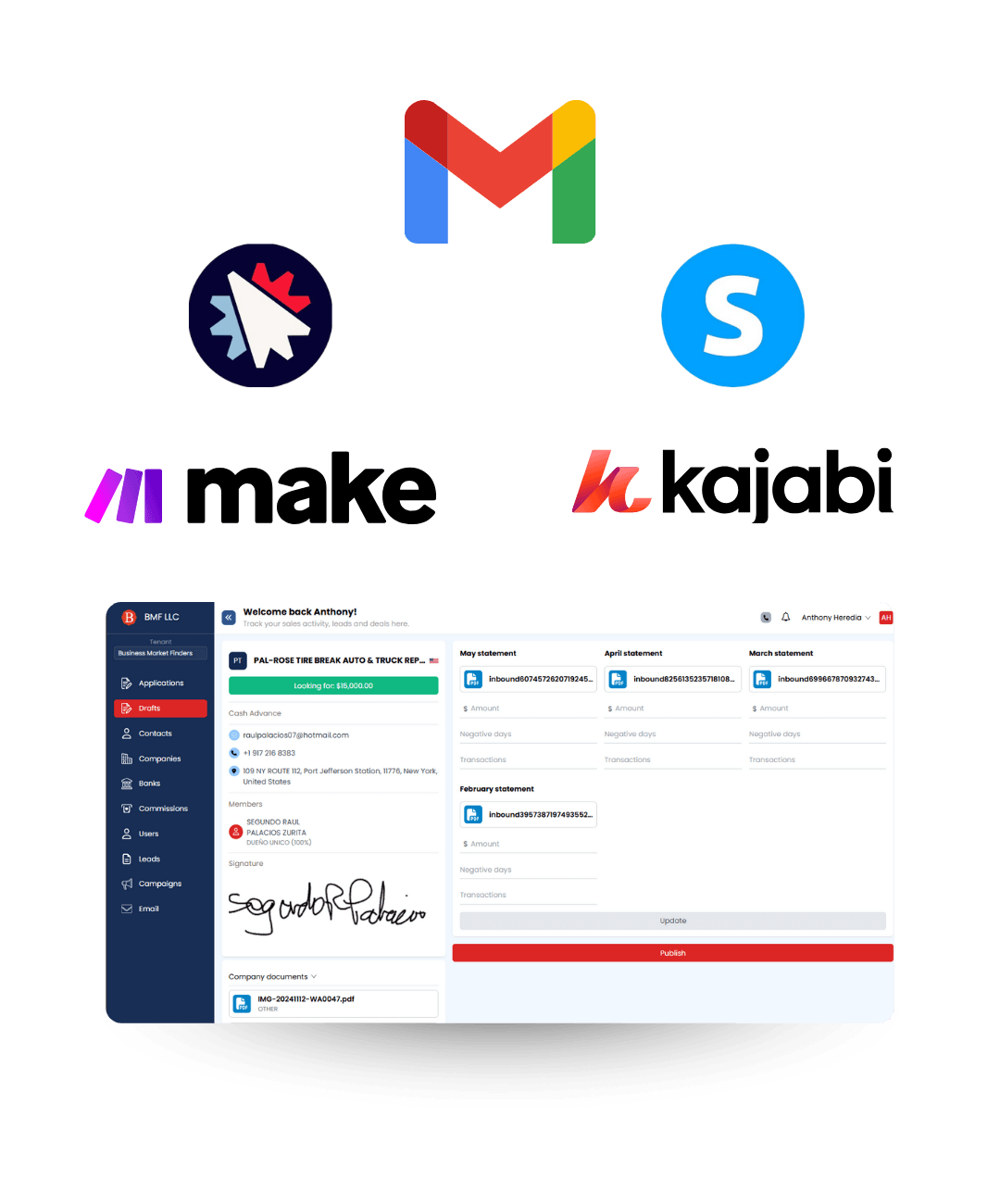 Apps y herramientas integradas