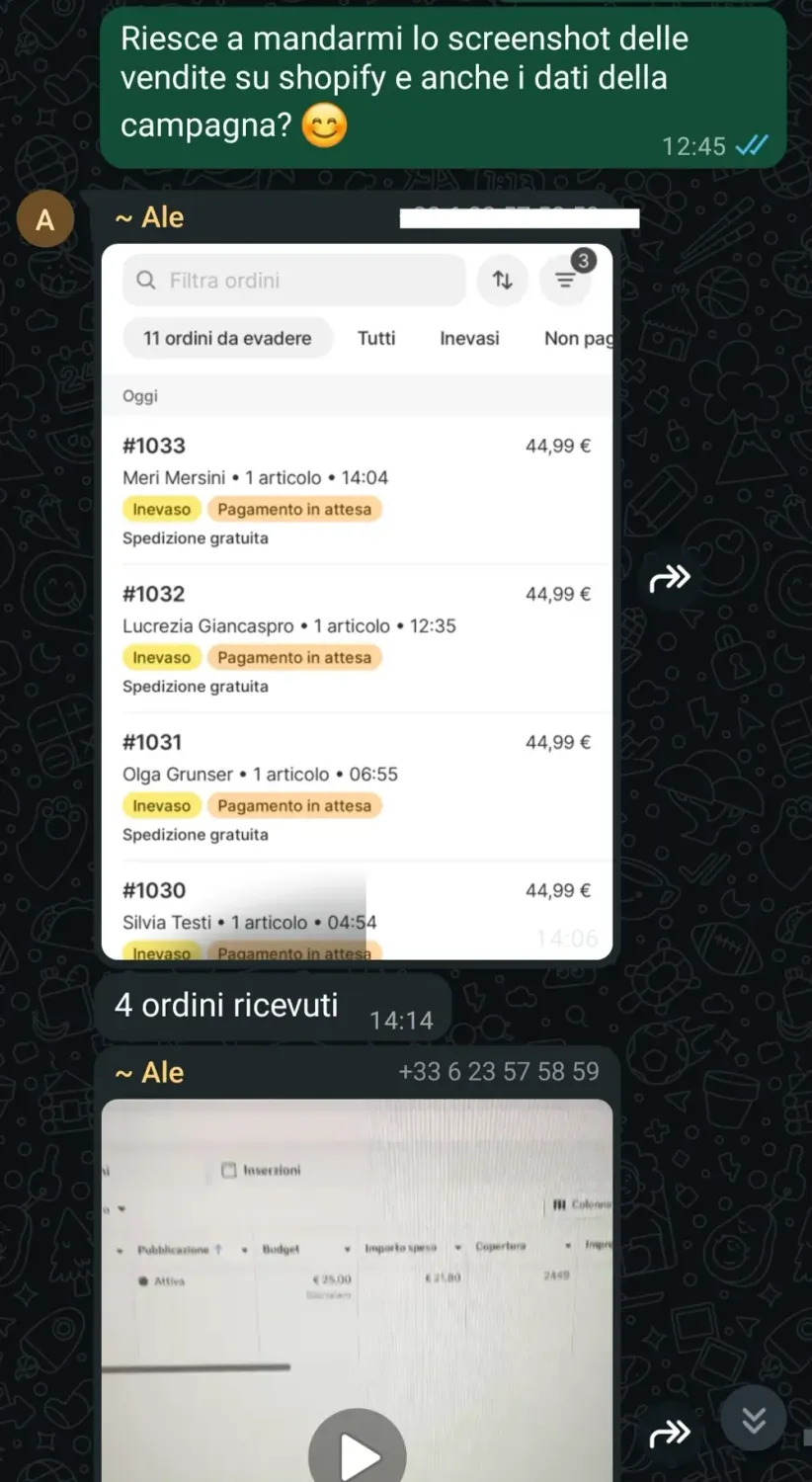 Risultato store Ecom Mastery