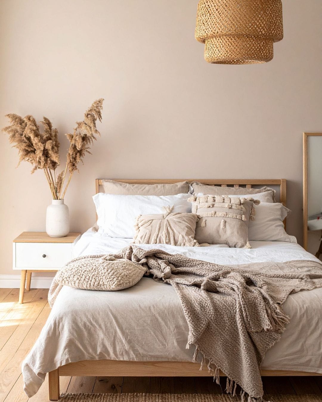 Chambre lumineuse et apaisante propice au sommeil