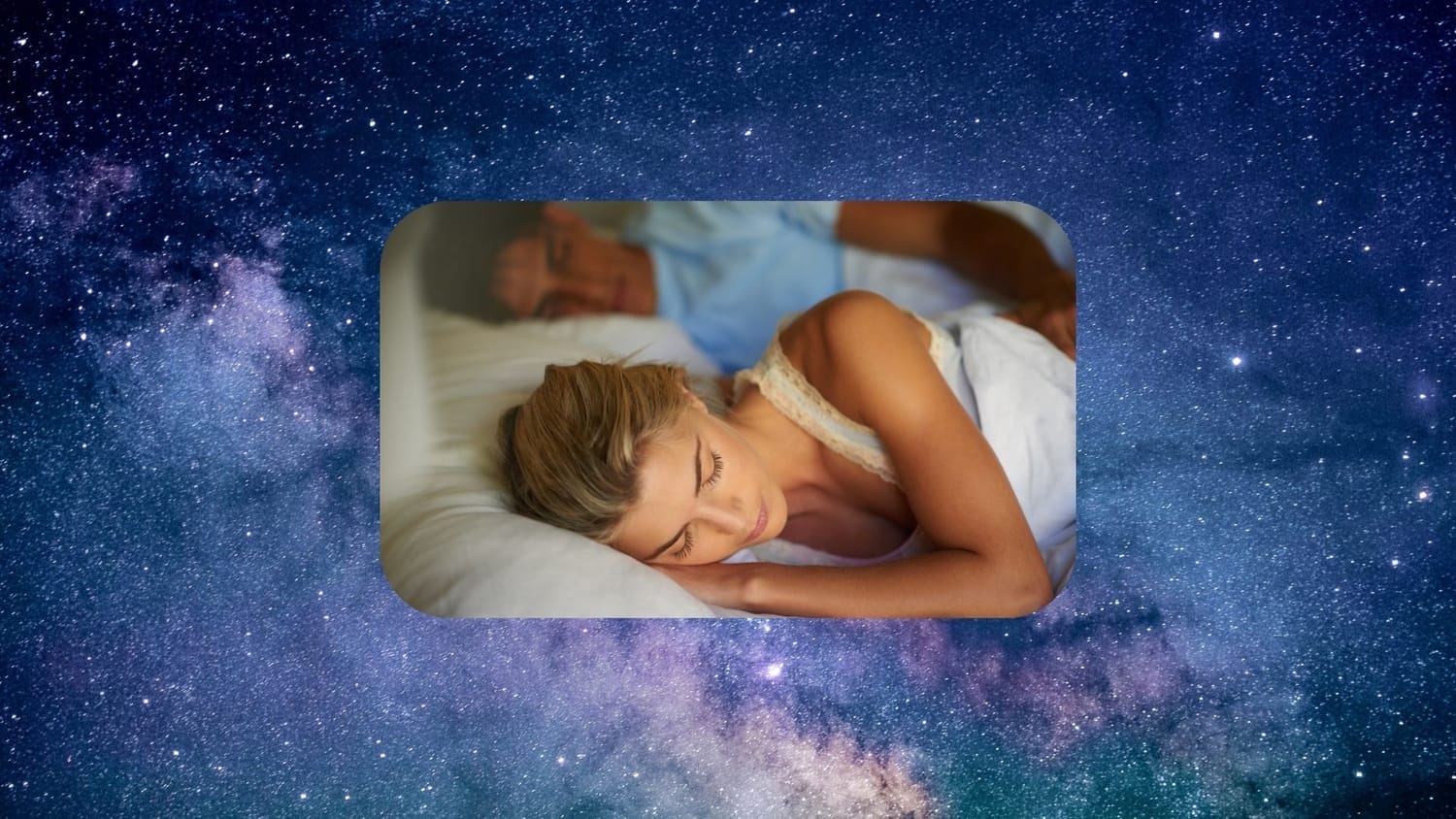 Une femme dort sereinement dans son lit