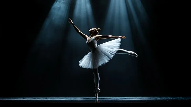 A performer in focused, calm practice rather than driven, anxious rehearsal