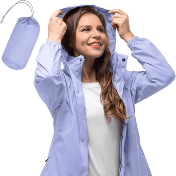 Packable Waterproof Rain Jacket