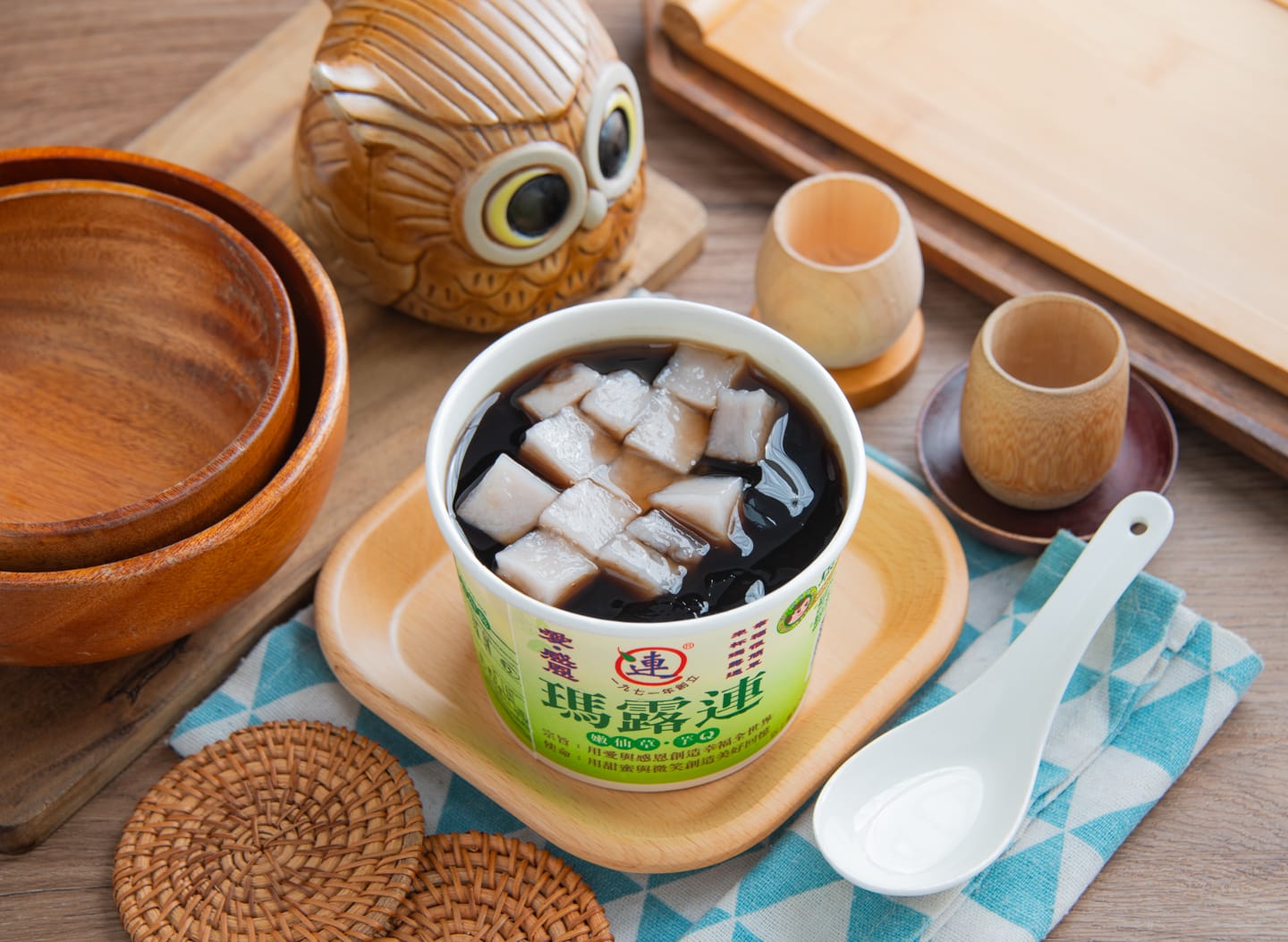 瑪露連嫩仙草與紫色芋Q