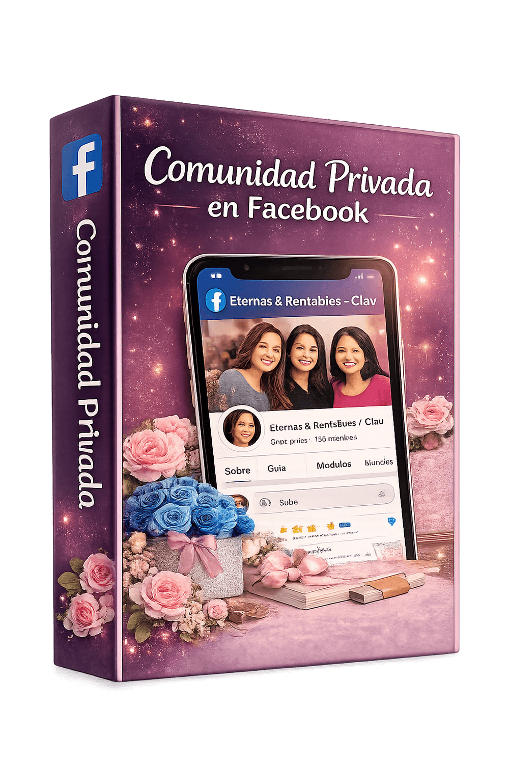 Mockup grupo de Facebook