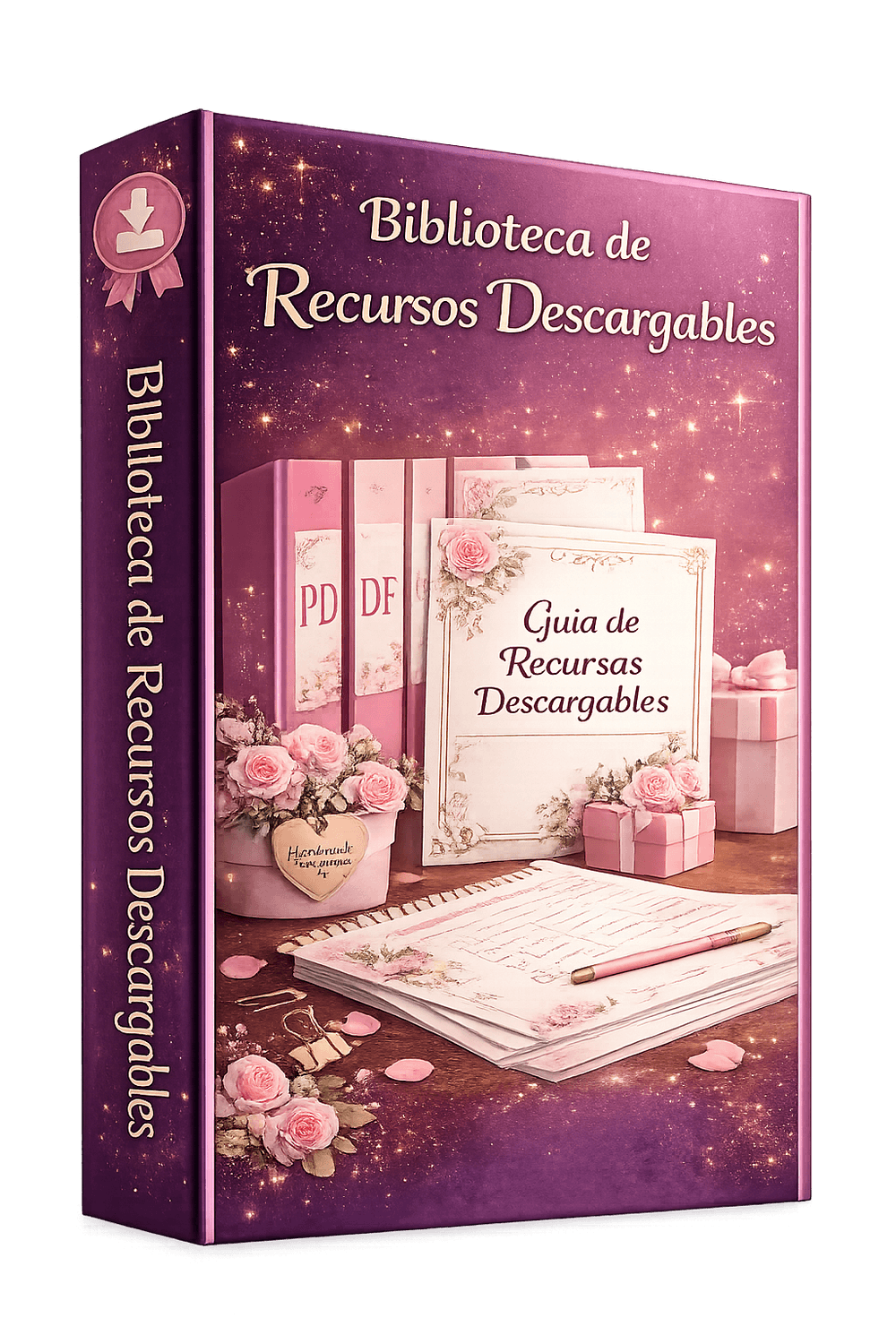 Mockup biblioteca de recursos