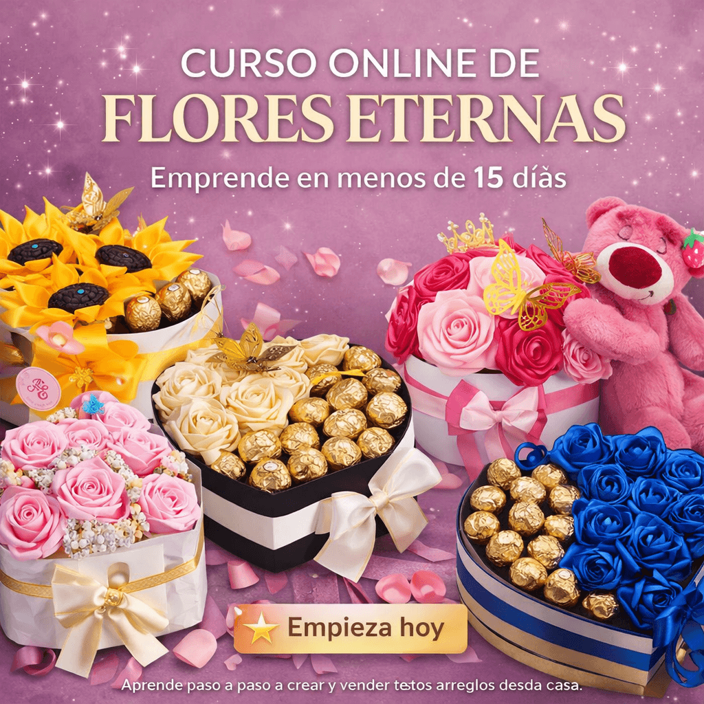 Mockup principal curso flores eternas