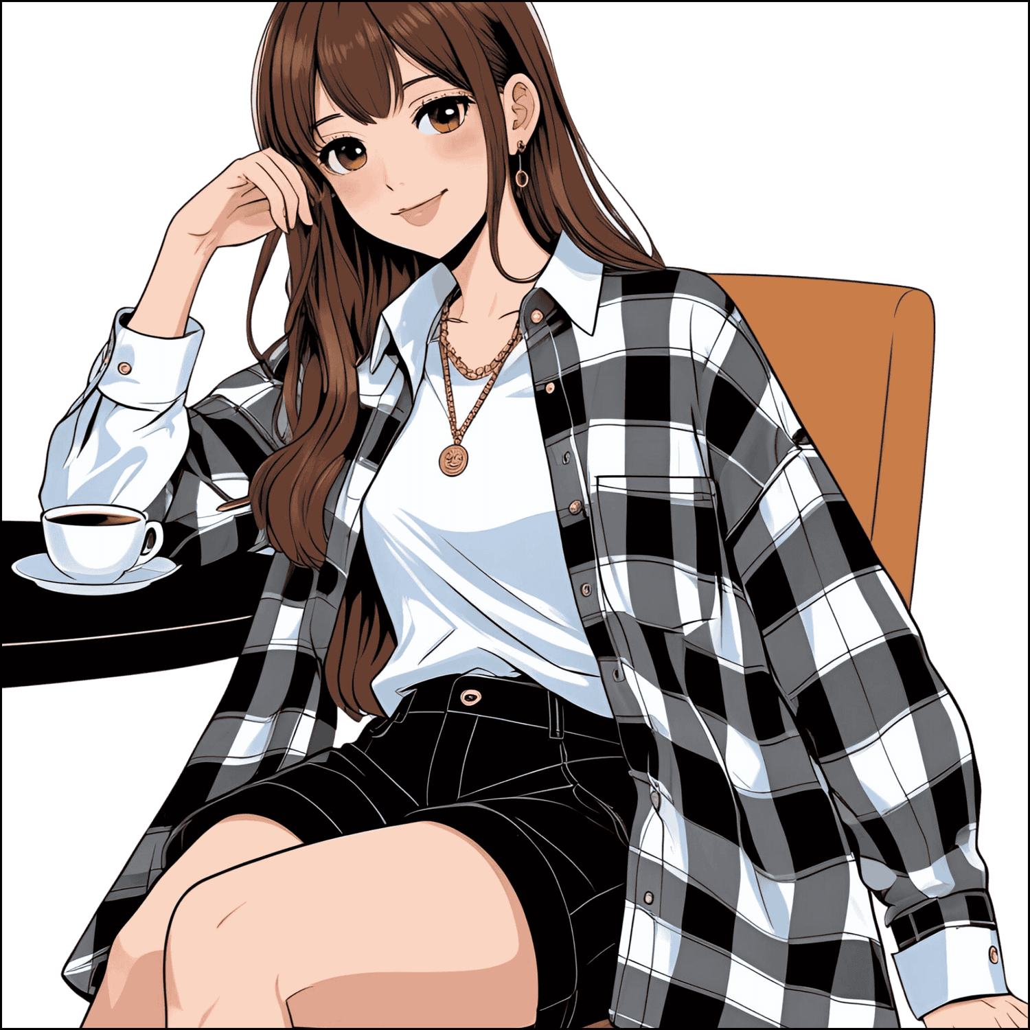 Illustration of Zephirielle, writer and digital creator helping authors with tools and inspiration