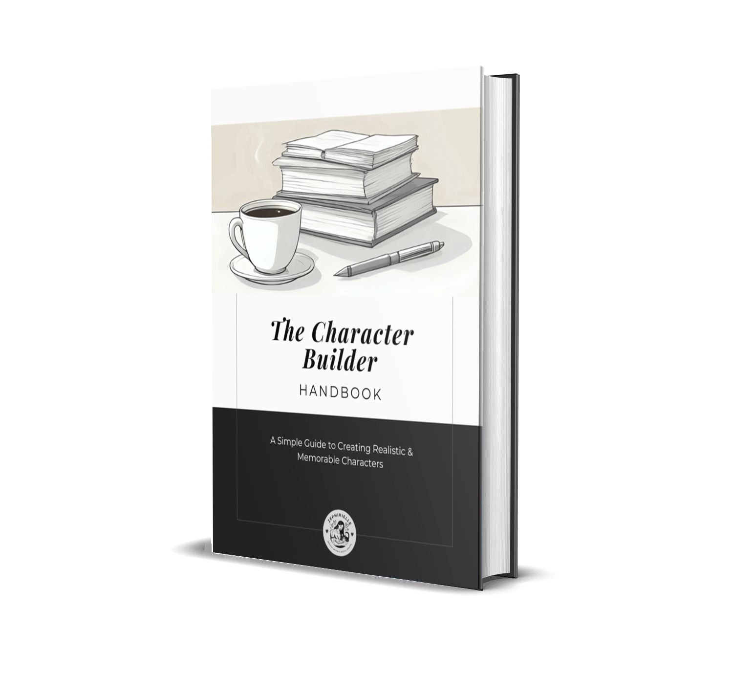 Printable toolkit with character templates, worksheets, and guides for fiction writers