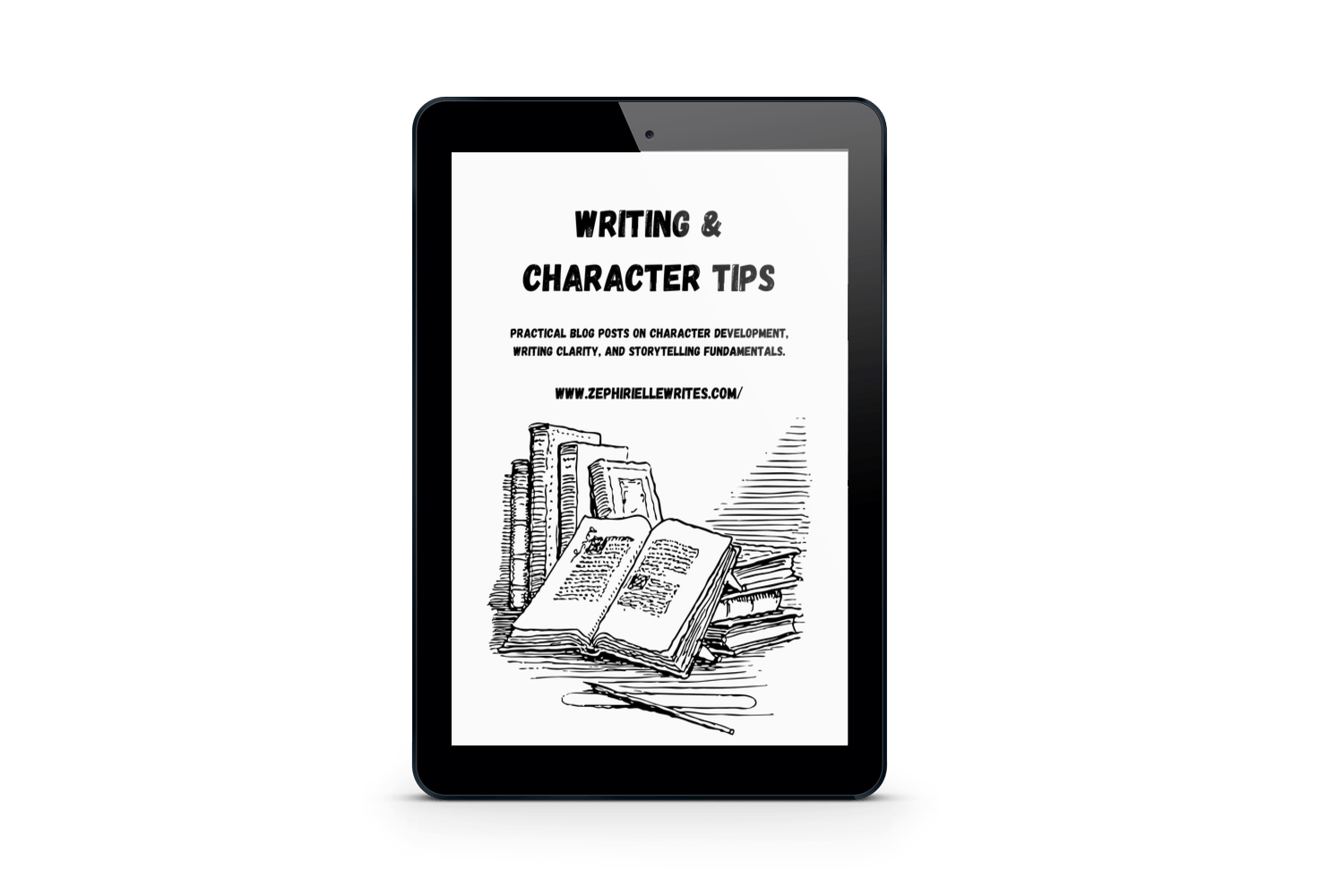 Digital and printable 30-Day Writing Prompt Journal with daily prompts to inspire writers