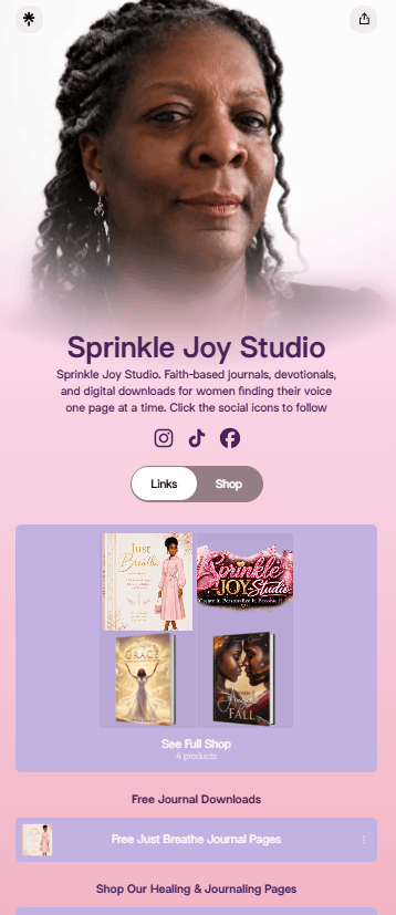 Sprinkle Joy Studio Link In Bio