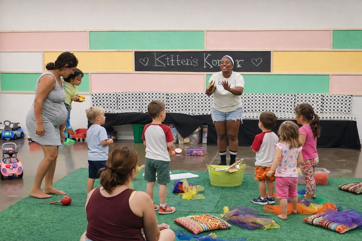 Music & Me class at Kitten's Korner