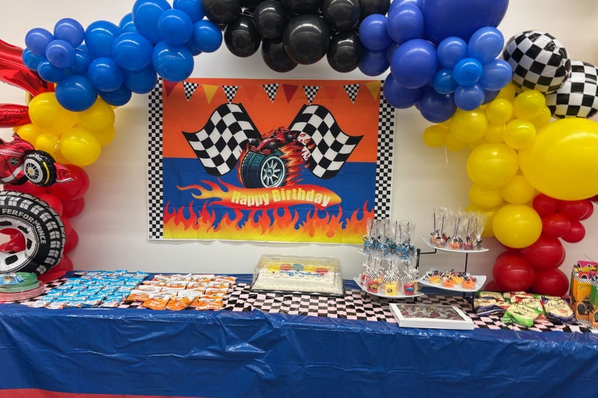 Families enjoying a special event at Kitten's Korner