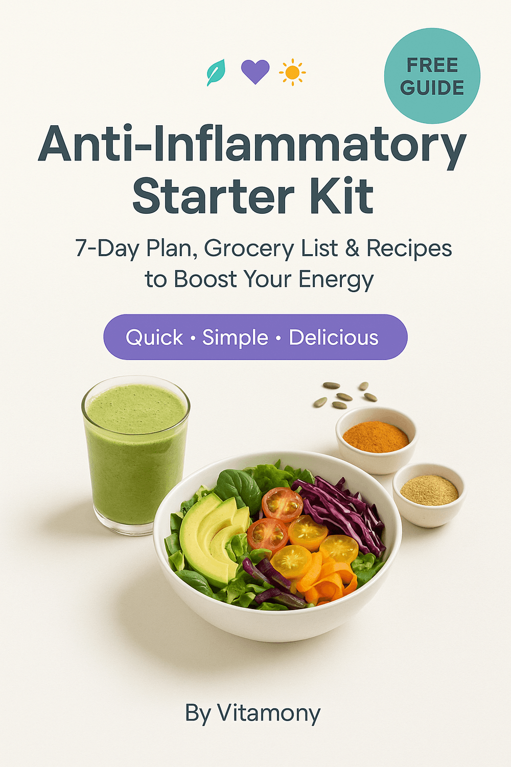Mockup del Ebook Anti-Inflamatorio