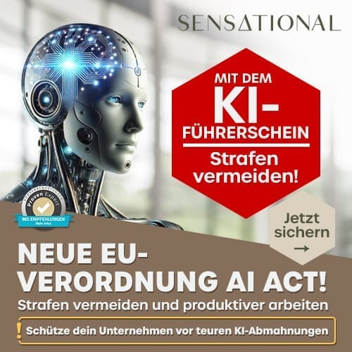 KI-Führerschein Online-Kurs für kleine Teams – Gesetzeskonform und sofort startbereit