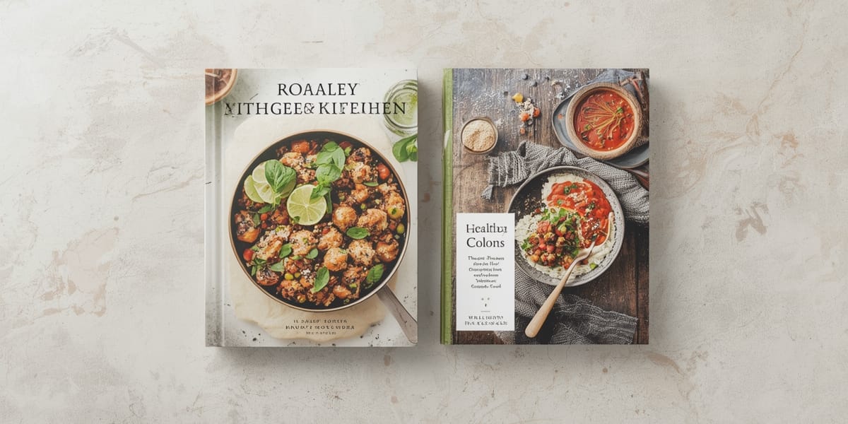 two cookbooks healthy kitchen