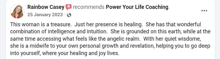 Rainbow Casey Recommendation for Alyson Williams