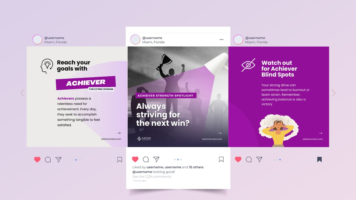 Gazeable portfolio sample: Social Media