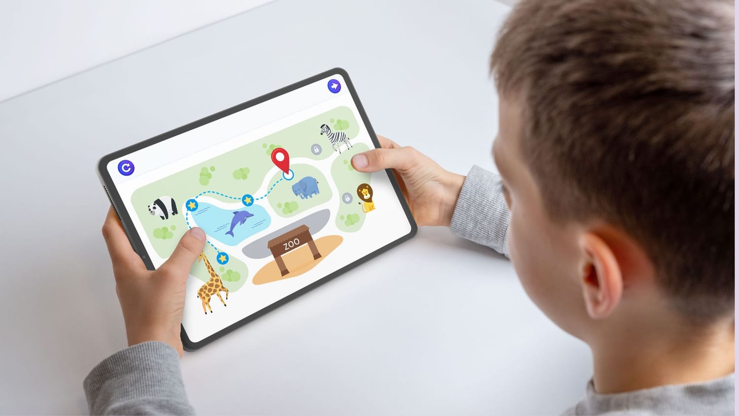 Gazeable portfolio sample: Tablet App