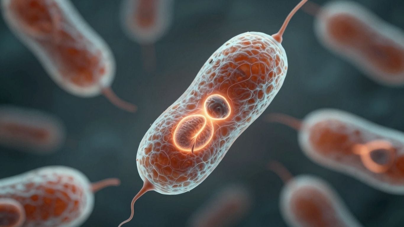 Mitochondrion interacting with fat cells, metabolic process.