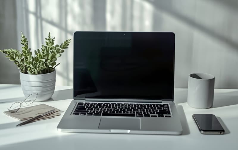laptop business income workspace