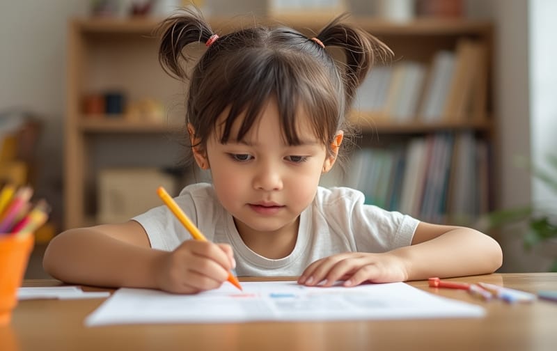 kids activity software workflow four steps