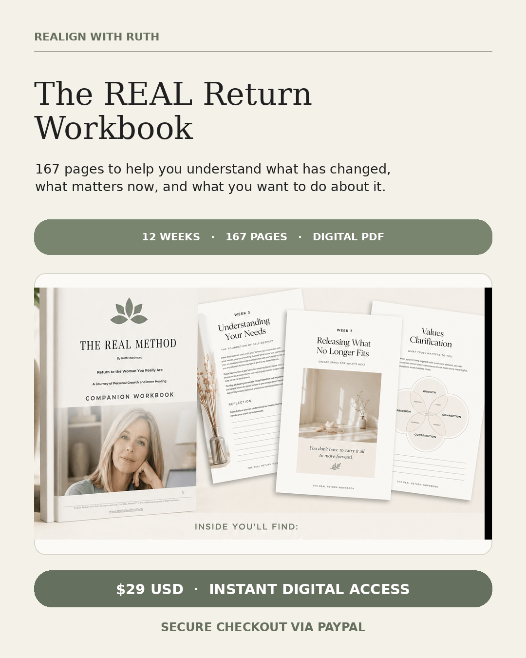 The REAL Return Workbook