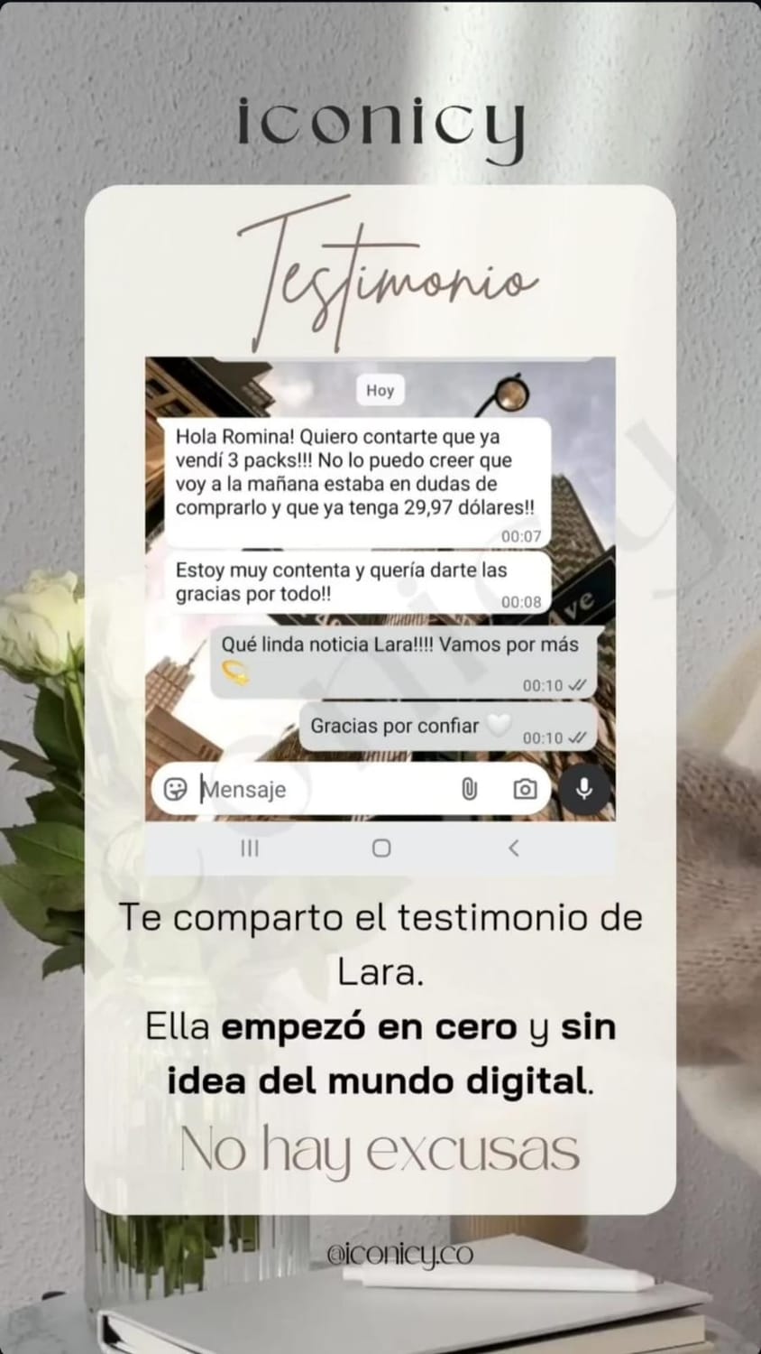 Testimonio de Lara - Ventas con Iconicy