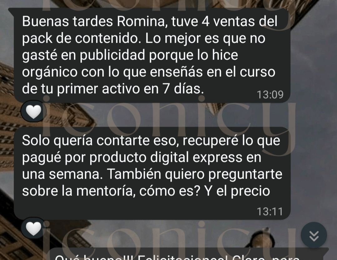 Testimonio de Nai - Producto Digital Express Iconicy