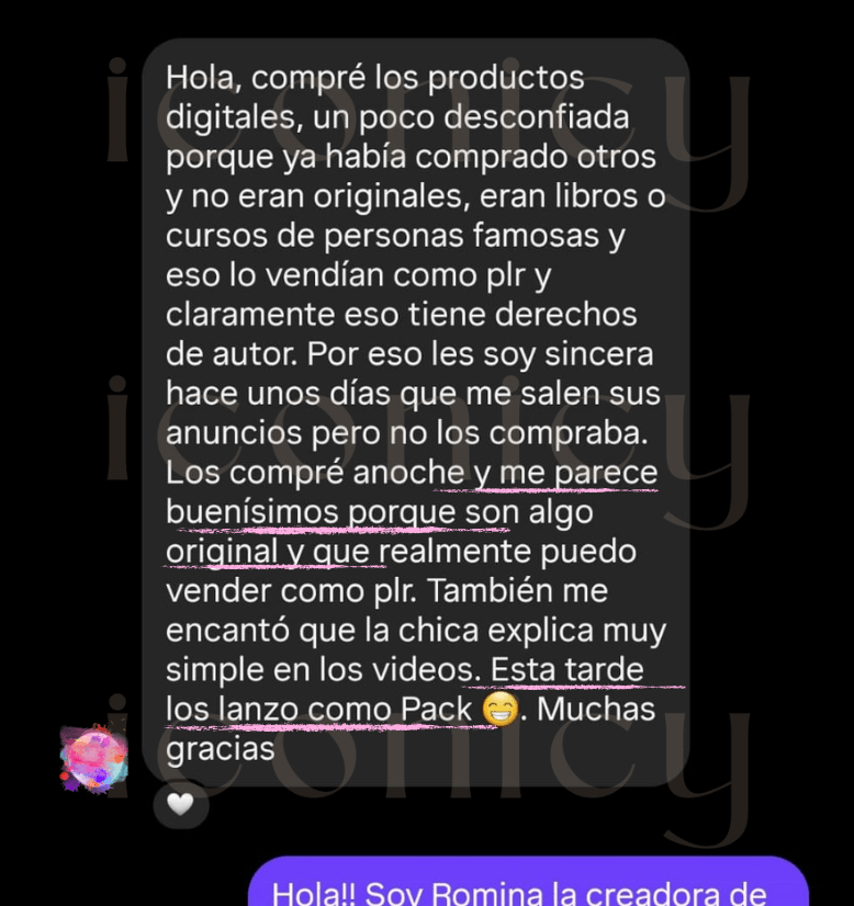 Testimonio de Cele - Producto Digital Express Iconicy