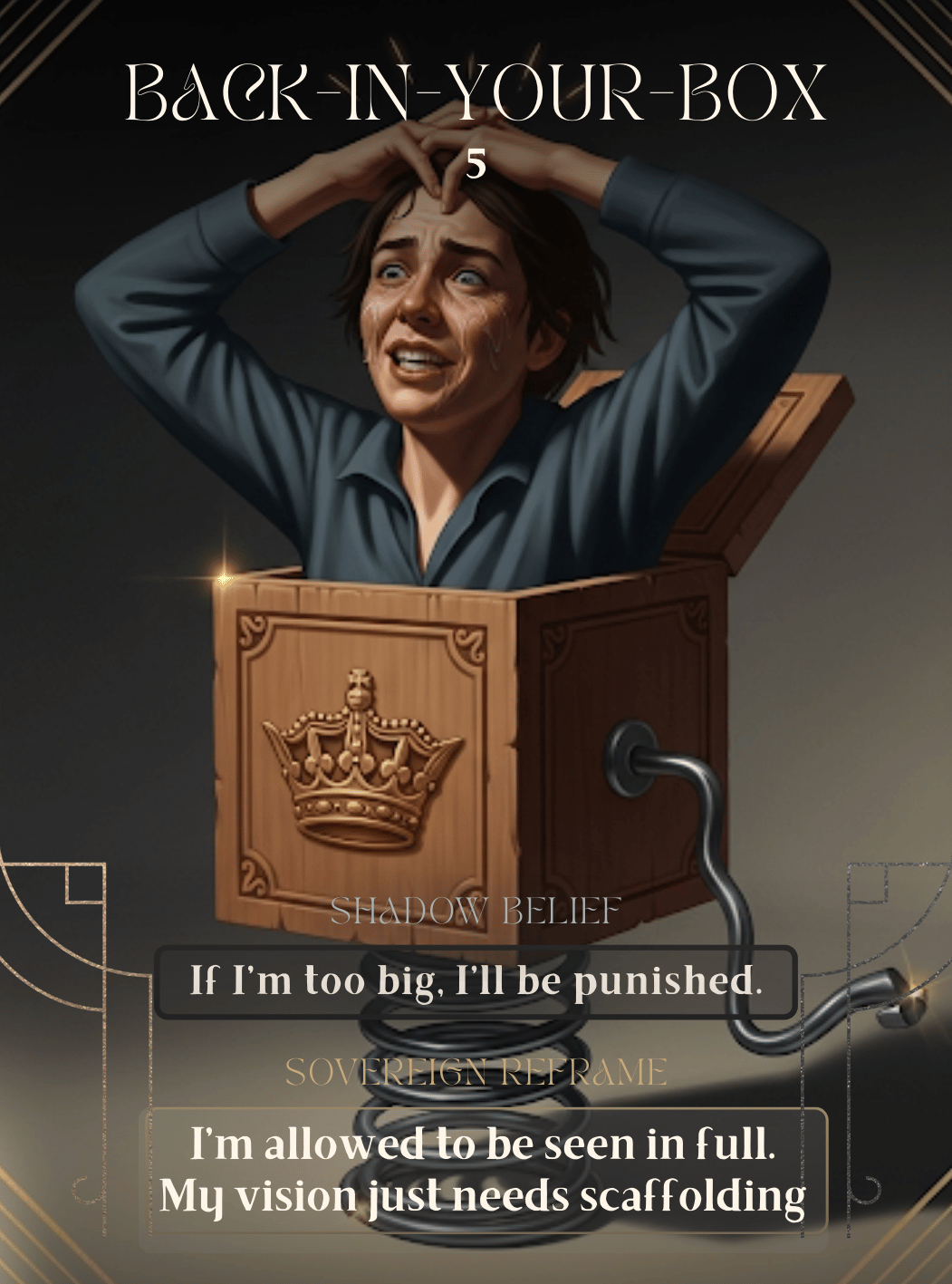 Archetypal Wounds Oracle by Fiona Ellis card 5 Back In Your Box