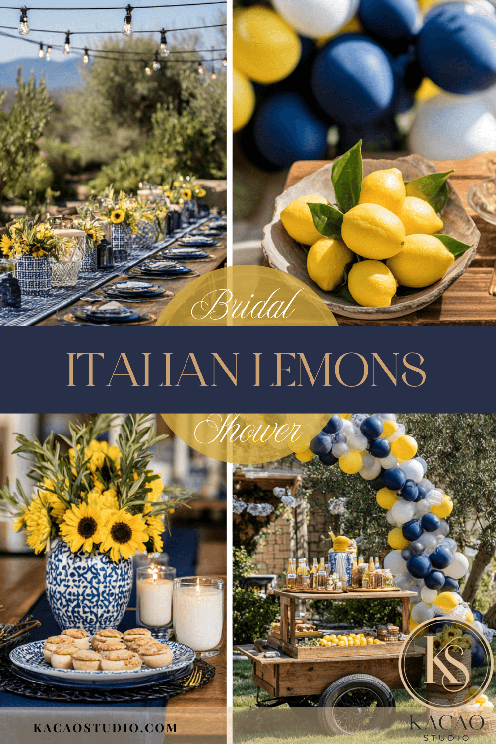 Italian Lemons bridal shower
