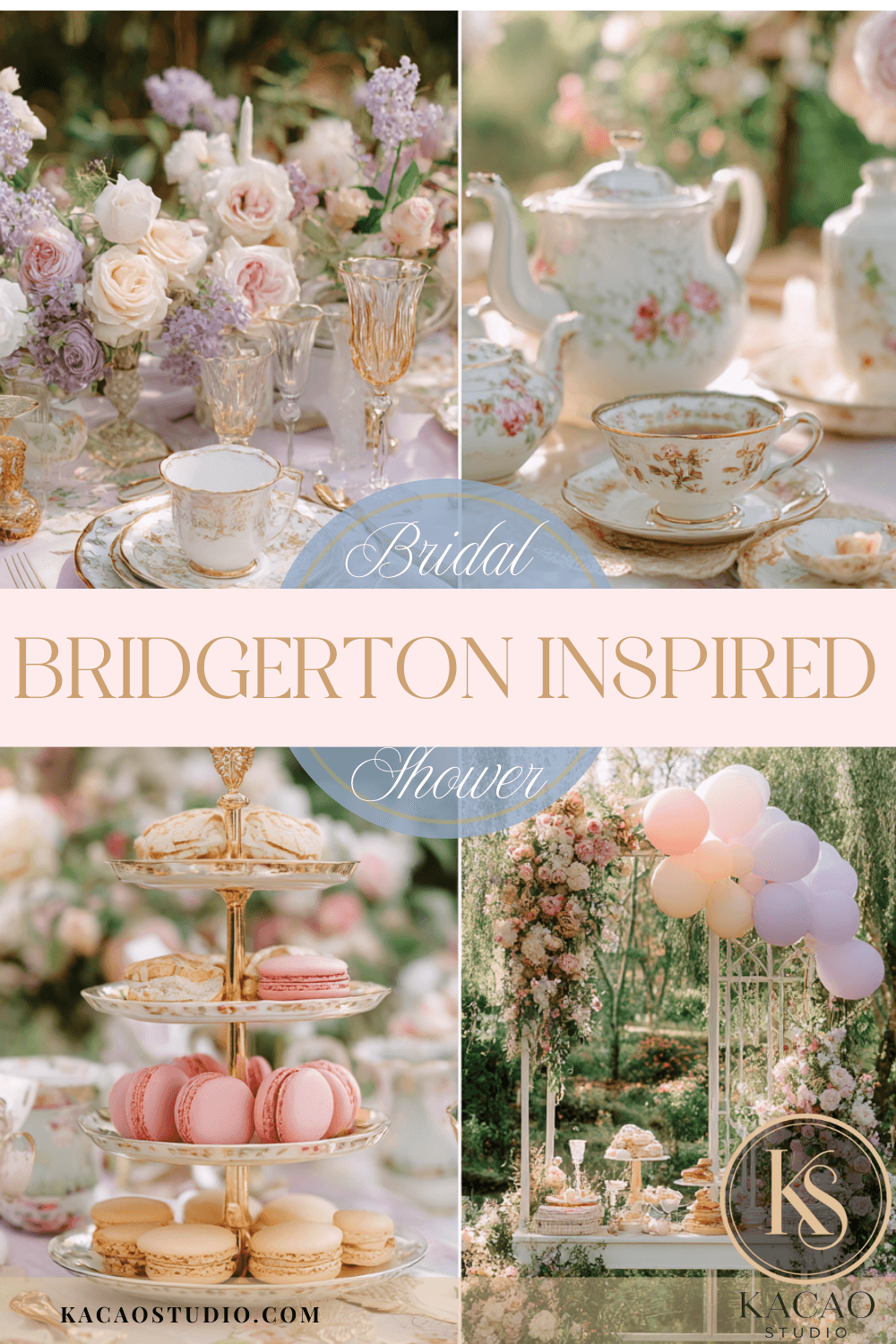 Bridgerton inspired bridal shower