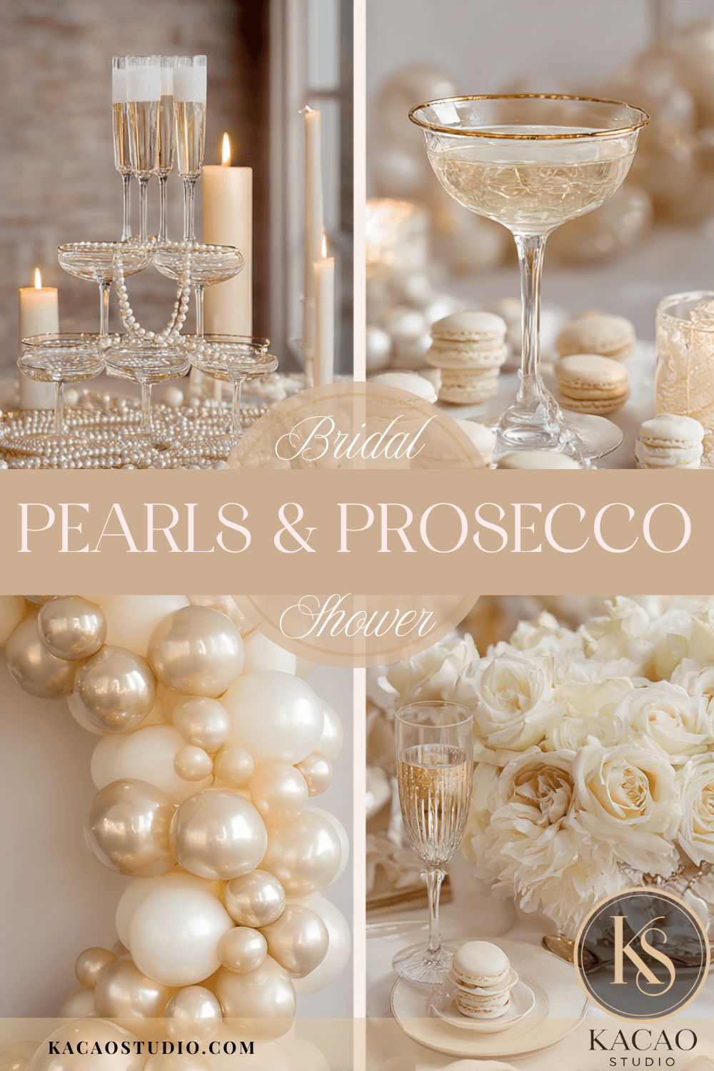 Pearls and Prosecco bridal shower
