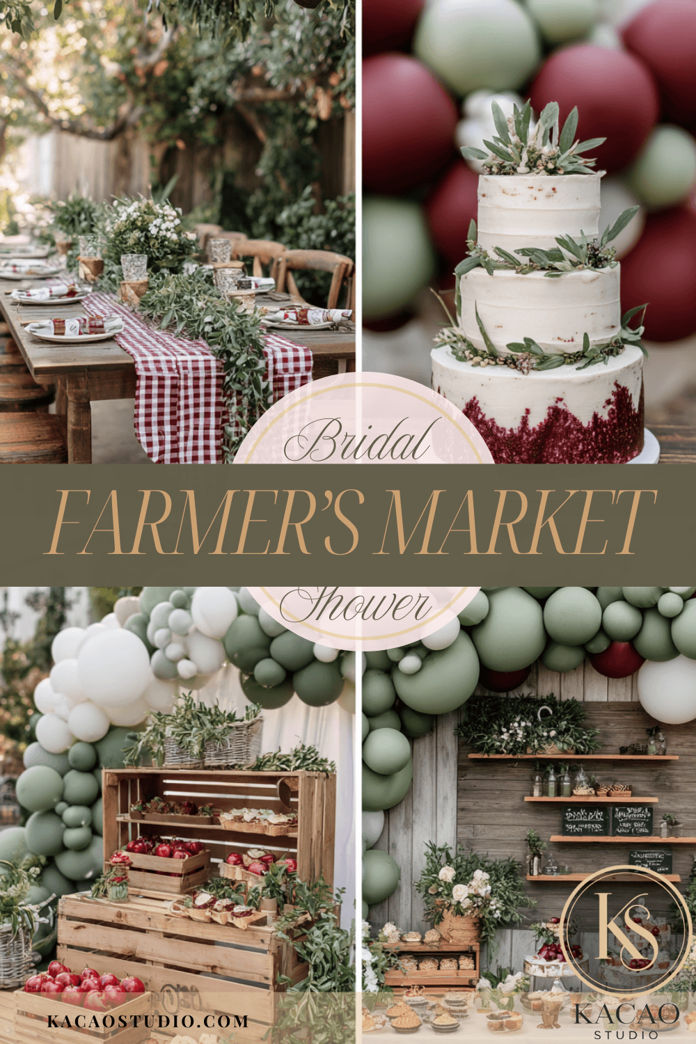 Farmers Market bridal shower